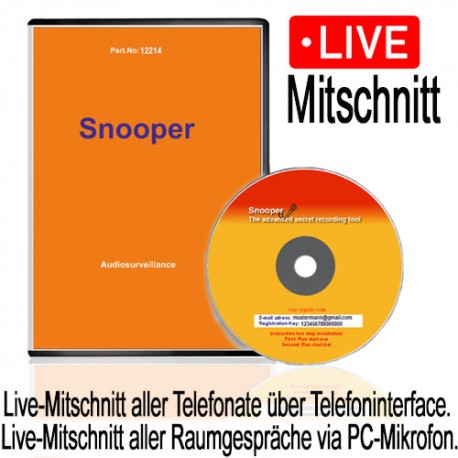 PC-Tarnkappen-Recorder "Voice-Snooper"