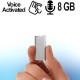 Micro SPY-Recorder, Audiowanze (VAS) 8 GB