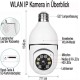 WIFI HD-SpyCam in Schwenk-LED-Lampe