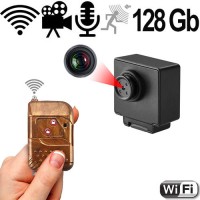 Mini-HD-SpyCam im Knopf-Objektiv. Unbemerkte Aufnahmen durch diskrete Spionkamera.